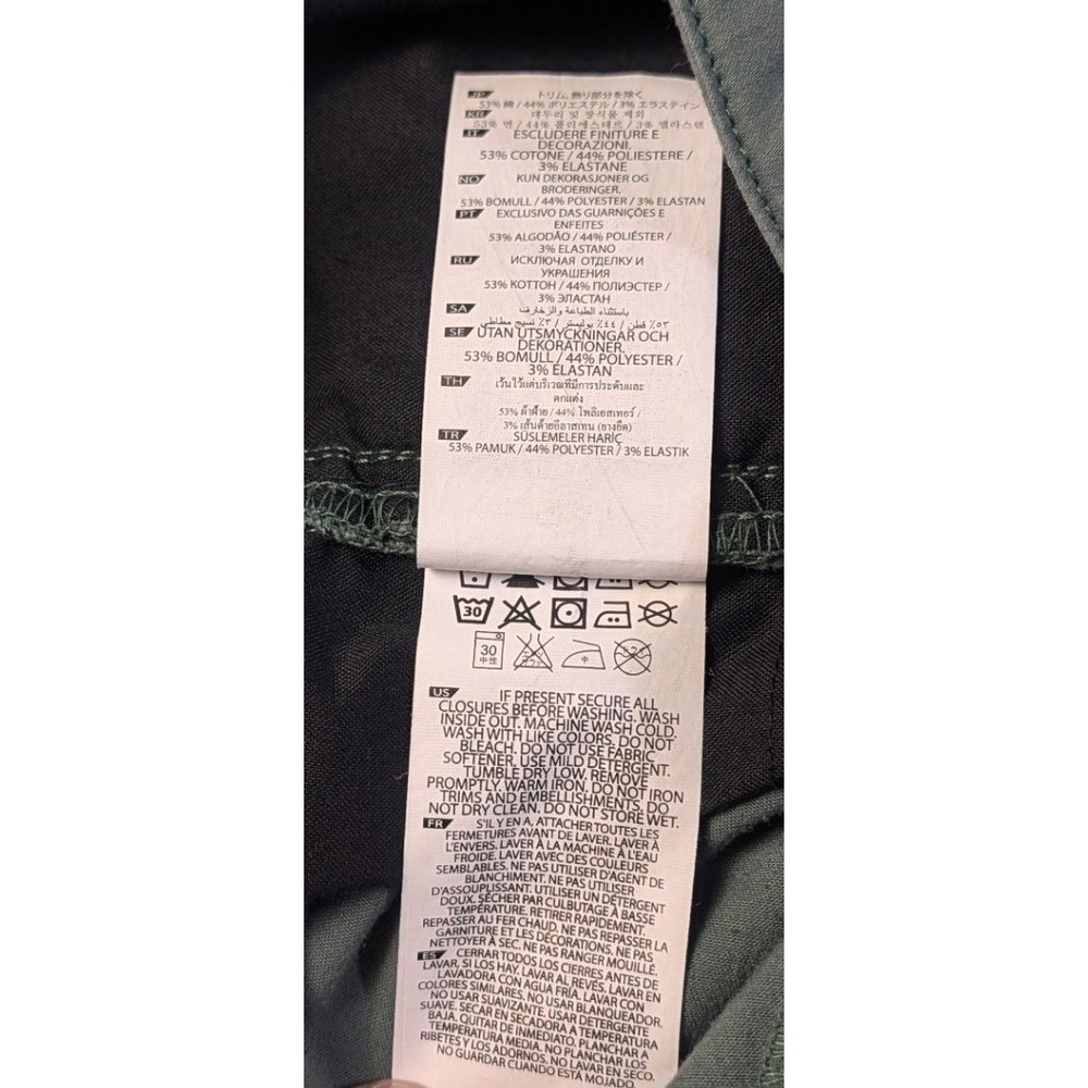 5.11 Tactical Wyldcat Pants Womens 6 Regular Green Slim Fit Zipper Ankle Gusset - Picture 11 of 11